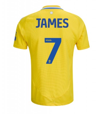 Leeds United Daniel James #7 Udebanetrøje 2024-25 Kort ærmer